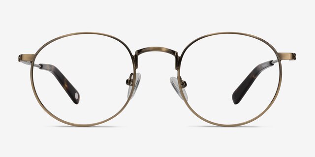 Circus Bronze MetalEyeglass Frames from EyeBuyDirect, Front View
