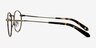 Circus Bronze MetalEyeglass Frames from EyeBuyDirect, Side View