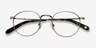 Circus Bronze MetalEyeglass Frames from EyeBuyDirect, Closed View