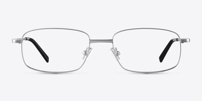 Bryce Argenté Métal Montures de lunettes de vue d'EyeBuyDirect