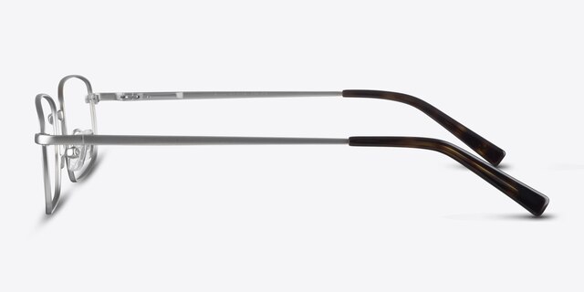 Bryce Silver MetalEyeglass Frames from EyeBuyDirect, Side View