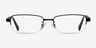 Above Black MetalEyeglass Frames from EyeBuyDirect, Front View