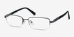Above Gunmetal MetalEyeglass Frames from EyeBuyDirect, Angle View