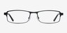 Thomas Black MetalEyeglass Frames from EyeBuyDirect, Front View
