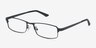 Thomas Black MetalEyeglass Frames from EyeBuyDirect, Angle View