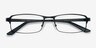 Thomas Black MetalEyeglass Frames from EyeBuyDirect, Closed View