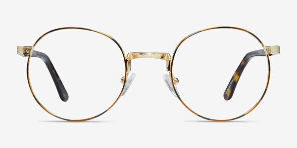 Basquiat Golden/Tortoise Metal Eyeglass Frames