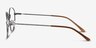 Cupertino Silver MetalEyeglass Frames from EyeBuyDirect, Side View