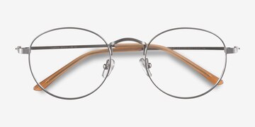  Silver  Cupertino -  Vintage Metal Eyeglasses