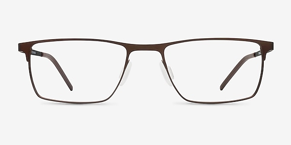 SAK350 Brown Metal Eyeglass Frames