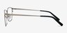 Calm Gunmetal MetalEyeglass Frames from EyeBuyDirect, Side View
