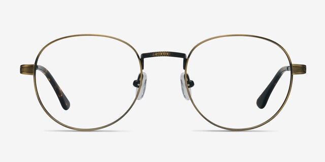 Belleville Bronze MetalEyeglass Frames from EyeBuyDirect, Front View