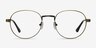 Belleville Bronze MetalEyeglass Frames from EyeBuyDirect, Front View