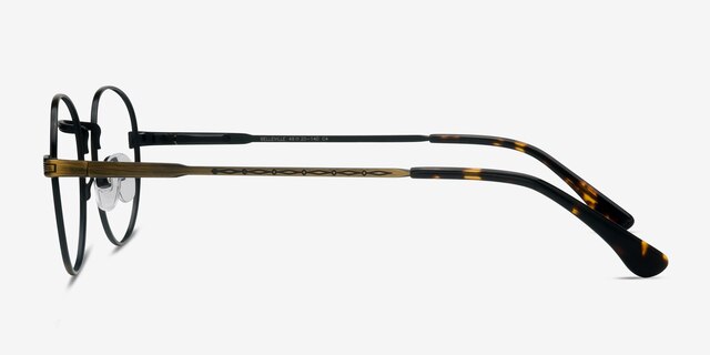 Belleville Bronze MetalEyeglass Frames from EyeBuyDirect, Side View