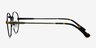 Belleville Bronze MetalEyeglass Frames from EyeBuyDirect, Side View