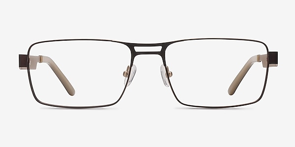 MOD-B1737 Coffee Metal Eyeglass Frames