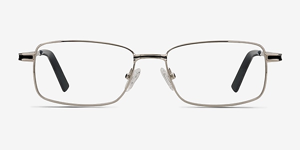 Triality Silver Metal Eyeglass Frames