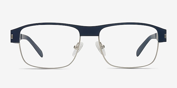 Wallace Matte Navy Métal Montures de lunettes de vue