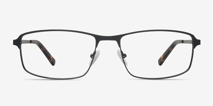 Capacious Black Metal Eyeglass Frames from EyeBuyDirect