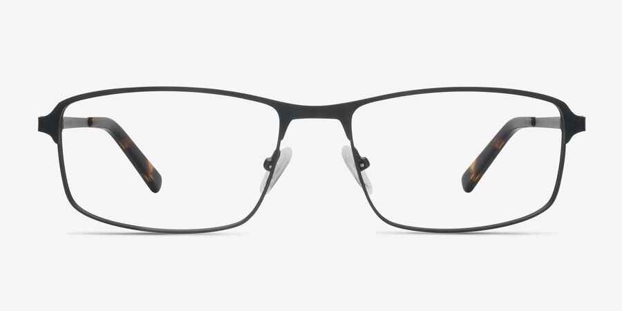 Capacious Rectangle Black Glasses for Men | Eyebuydirect