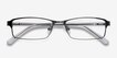 Olsen Gunmetal MetalEyeglass Frames from EyeBuyDirect, Closed View