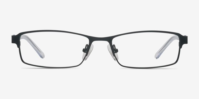 Olsen Noir MétalMontures de lunettes de vue d'EyeBuyDirect, Vue de Face