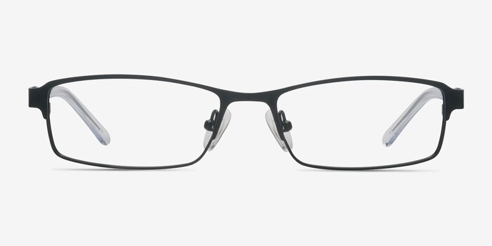 Olsen Black Metal Eyeglass Frames from EyeBuyDirect