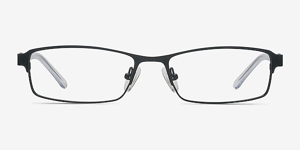 Olsen Black Metal Eyeglass Frames