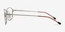 Balance Silver MetalEyeglass Frames from EyeBuyDirect, Side View