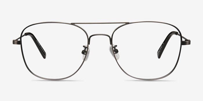 Courser Gunmetal Metal Eyeglass Frames from EyeBuyDirect