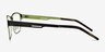 Python Black MetalEyeglass Frames from EyeBuyDirect, Side View