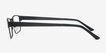 Java Black MetalEyeglass Frames from EyeBuyDirect, Side View