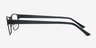 Java Black MetalEyeglass Frames from EyeBuyDirect, Side View