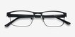 Java Black MetalEyeglass Frames from EyeBuyDirect, Closed View