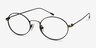 Mercury Black Bronze MétalMontures de lunettes de vue d'EyeBuyDirect, Vue d'Angle