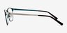 Pinion Gunmetal MetalEyeglass Frames from EyeBuyDirect, Side View