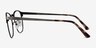 Ferrous Gunmetal MétalMontures de lunettes de vue d'EyeBuyDirect, Vue de Côté