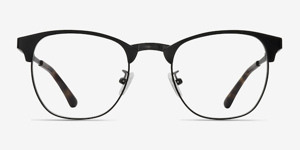 Ferrous Black Metal Eyeglass Frames