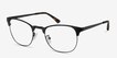 Ferrous Black MetalEyeglass Frames from EyeBuyDirect, Angle View