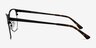 Ferrous Black MetalEyeglass Frames from EyeBuyDirect, Side View