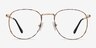 Blossom Floral Golden MétalMontures de lunettes de vue d'EyeBuyDirect, Vue de Face