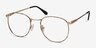 Blossom Floral Golden MétalMontures de lunettes de vue d'EyeBuyDirect, Vue d'Angle