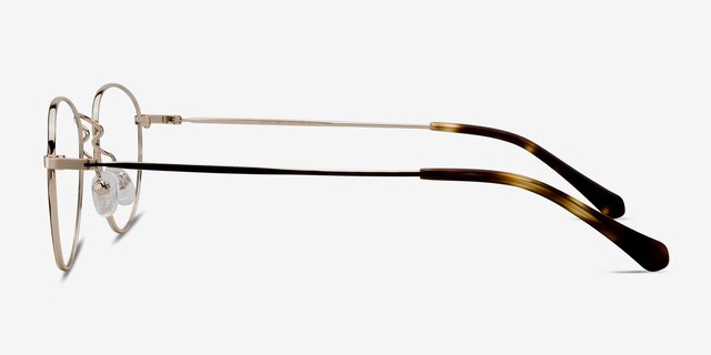 Taipei Black MetalEyeglass Frames from EyeBuyDirect, Side View