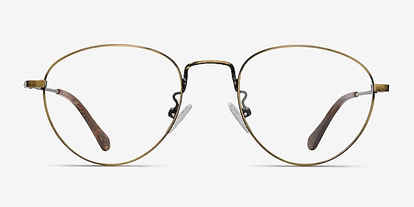 Taipei Bronze Métal Montures de lunettes de vue