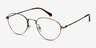 Taipei Bronze MetalEyeglass Frames from EyeBuyDirect, Angle View