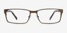 Celine Bronze MetalEyeglass Frames from EyeBuyDirect, Front View