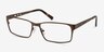 Celine Bronze MetalEyeglass Frames from EyeBuyDirect, Angle View