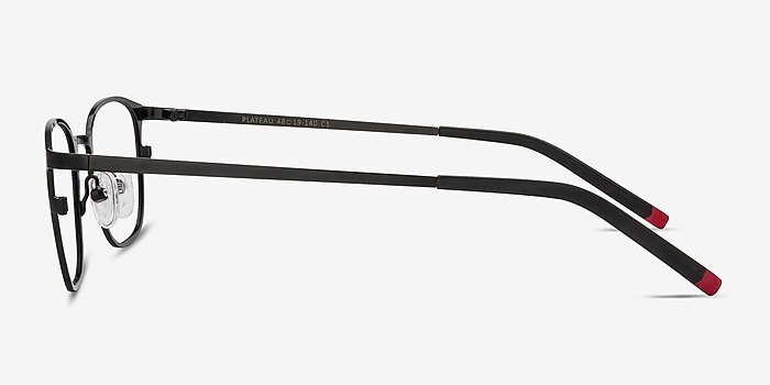 Sharp Glasses Rims Plateau Rectangle Black Full Rim Eyeglasses | Eyebuydirect