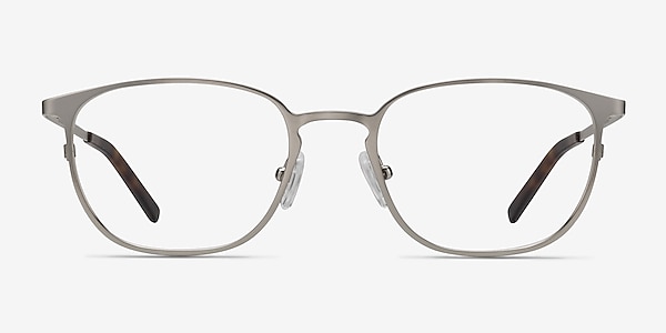 Plateau Silver Metal Eyeglass Frames