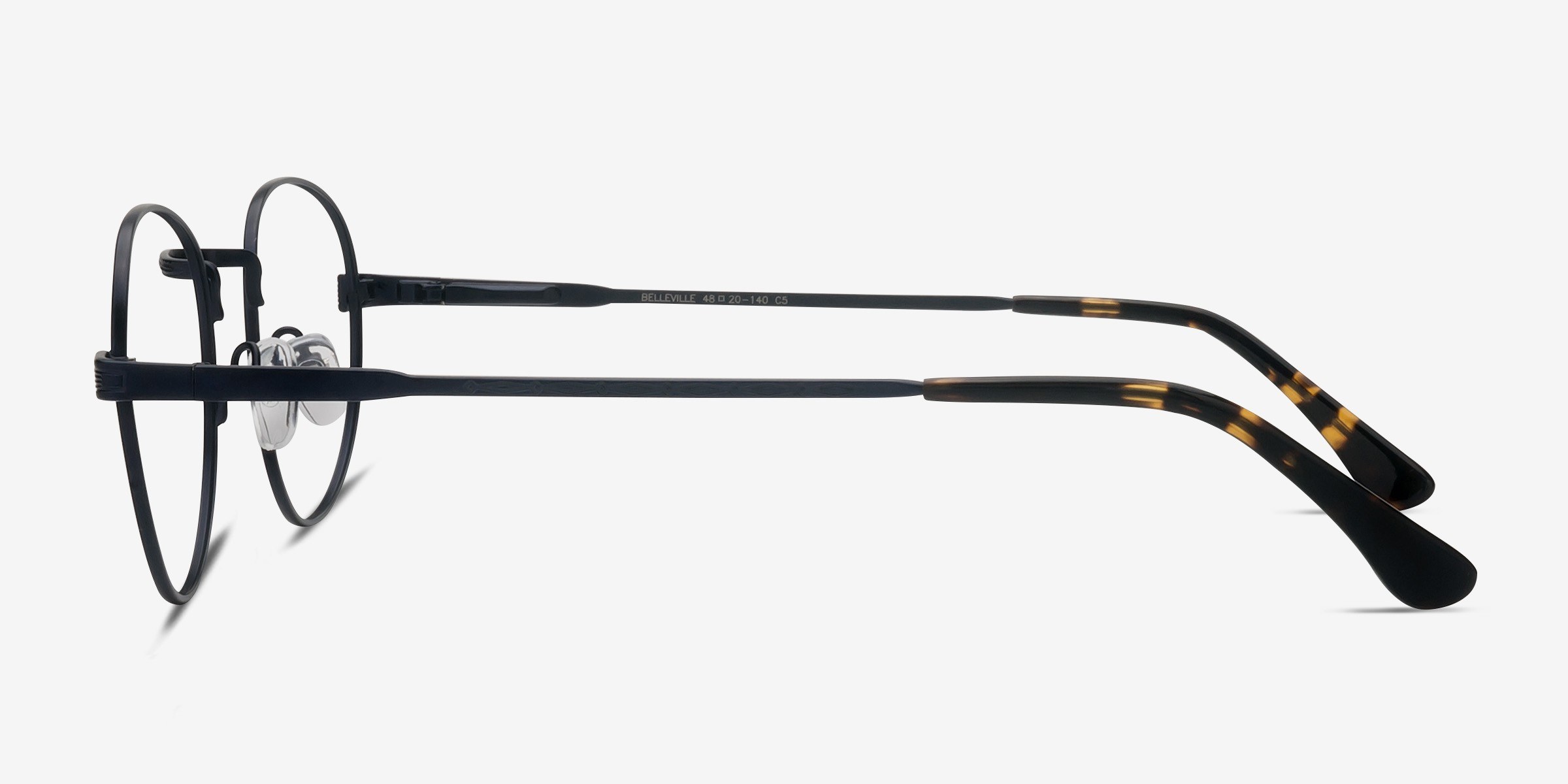 Belleville Oval Navy Full Rim Eyeglasses Eyebuydirect